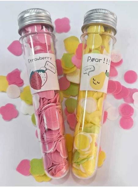 GLOW FIRST Flavour Design Tube Shape Bottle Paper Soap Clean Soft Bath For Travel