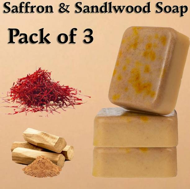 wokka Soap Sandalwood soap Tan Removal, flavor rose for skin Whitening Pack of 3
