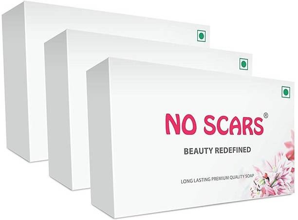NO SCARS Beauty Soap For Clean and Moisturized Skin (Pack of 3)