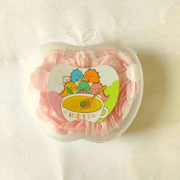 asija makeovers 1 pc Apple Shape Plastic Box Soft for Bath & Handwash, Flavor Paper Soap