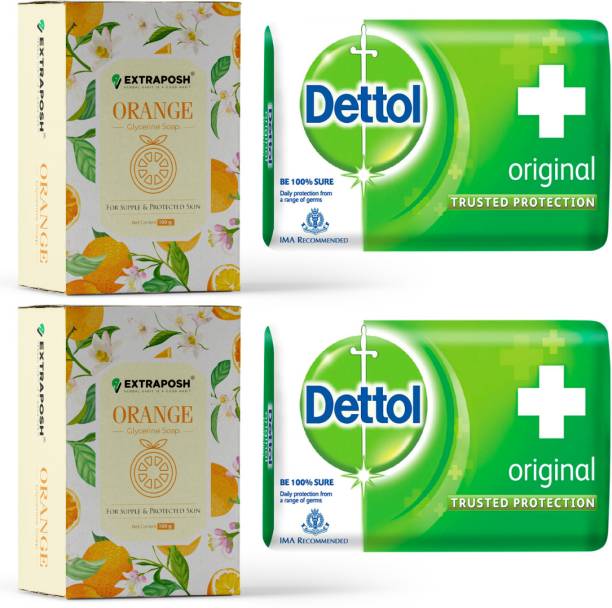 Dettol Original Protection Soap with Glycerine Base Orange Soap