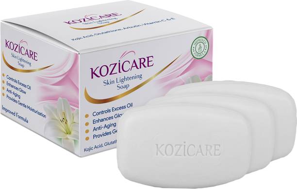 Kozicare Skin Lightening Soap Kojic Acid, Arbutin, Vitamins C & E, Glutathione, Suncreen