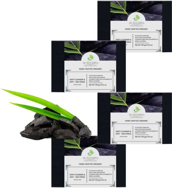 Dr. NAvadiya Face Glow & Natural Handmade Charcoal Soap For Men & Women