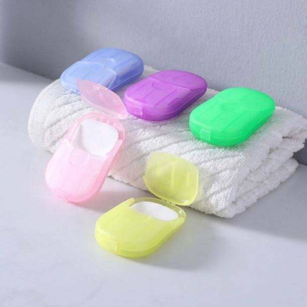 G LOOK Mini Travel Soap Sheets Box – Portable Hand Wash Strips