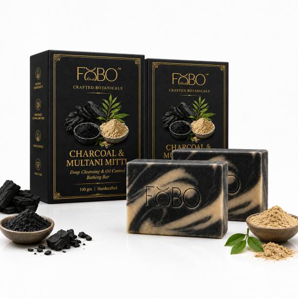 Fobo rituals Charcoal & Multani Mitti Handmade Bath Soap