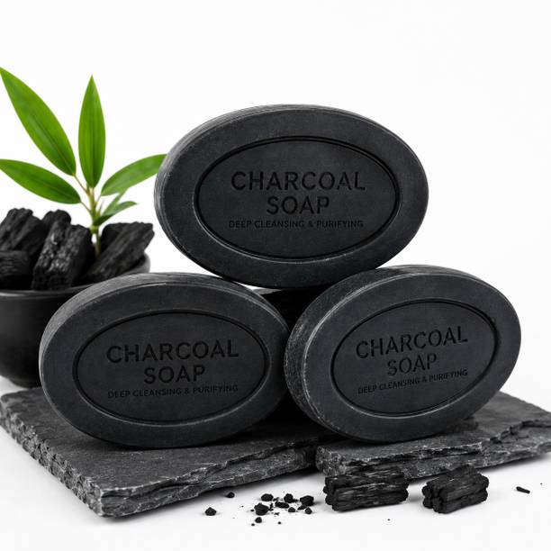 SeoviaGlow Charcoal Deep Cleansing Soap Pack of 3