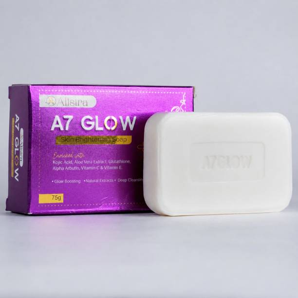 A7 glow Soap with Kojic Acid, Glutathione & Aloe Vera | 75 g 75 g
