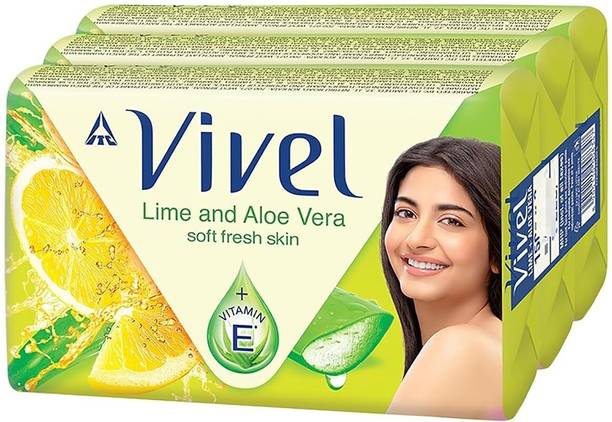 Vivel Lime And Aloe Vera Soft Fresh Skine Soap | + Vitamin E