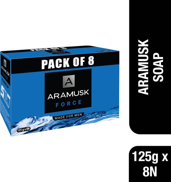ARAMUSK by Wipro Force Moisturising Bathing Soap For Men With Refreshing Cool Feel