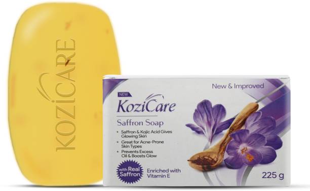 Kozicare सैफ्रन सोप - ग्लोइंग स्किन विथ सैफ्रन एंड कोजिक एसिड