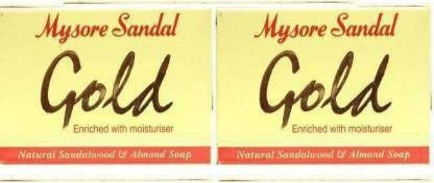 Savon De Bain Mysore Sandal 4x150g - À L'huile De Santal, Ayurvédique, Parfum Herbal