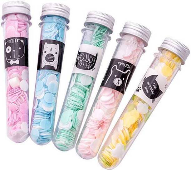 klaty 5 ट्यूब बॉटल सॉफ्ट पेपर सोप विथ फ्रेग्रेंस ट्यूब शेप बॉटल,ट्रैवल सोप|14