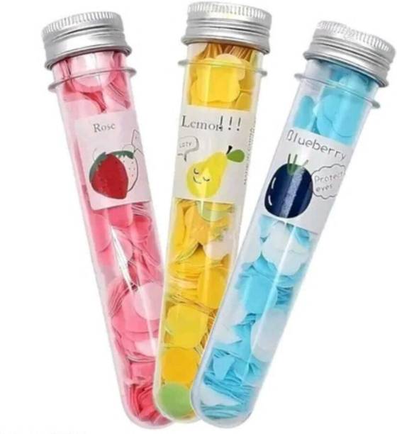 we ensign 3 Tube Bottles of Disposable HandWash Cleaning Paper Soap ,Travel Soap