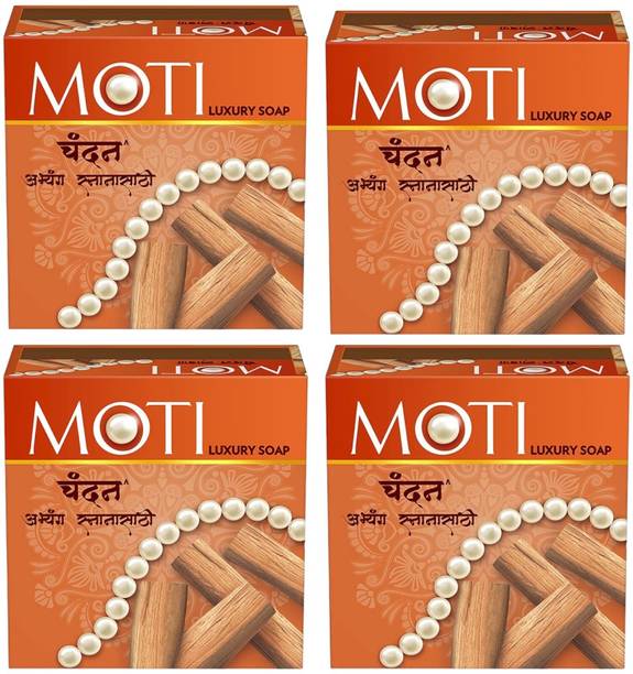 moti Sandal Luxury Soap - 150g (Pack Of 4)