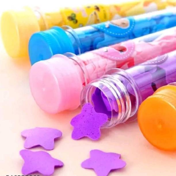 ghorela 3 A6 Travel Soft Paper Soap Flower Design Tube Shape Bottle MULTICOLOR