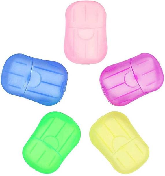 MILAN Enterprise Travel Soap Paper Washing Hand Bath Clean Scented Slice Sheets Box-X9