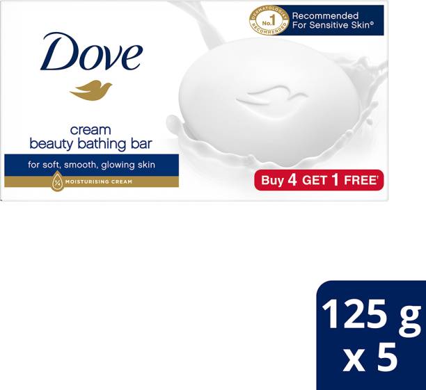 DOVE Cream Beauty Bathing Soap Bar, With Moisturising Cream
