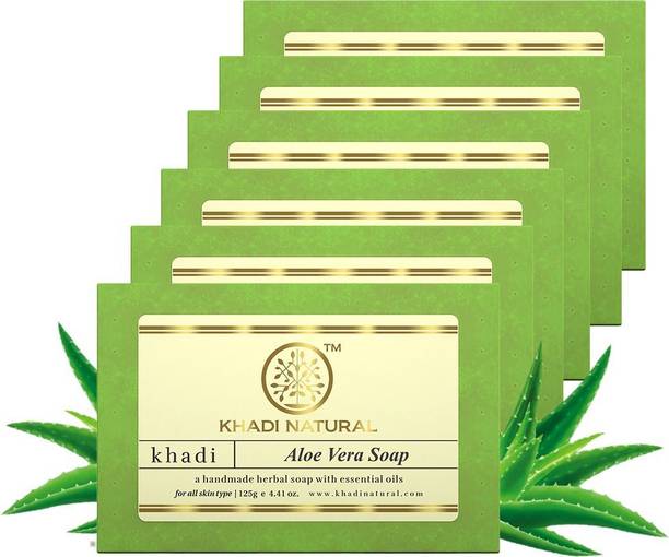 KHADI NATURAL Aloe Vera Soap for Smooth Hydrated Skin