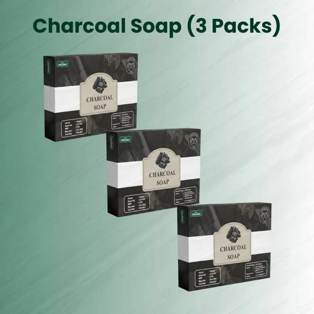 Veda Organix Charcoal Soap 3 Pack