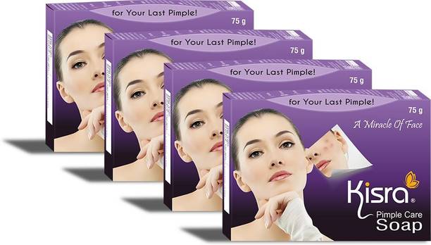 KISRA Pimple Care Soap for Acne, Sun Tan, Blemishes, Fine Line, Darkspots |Men, Women