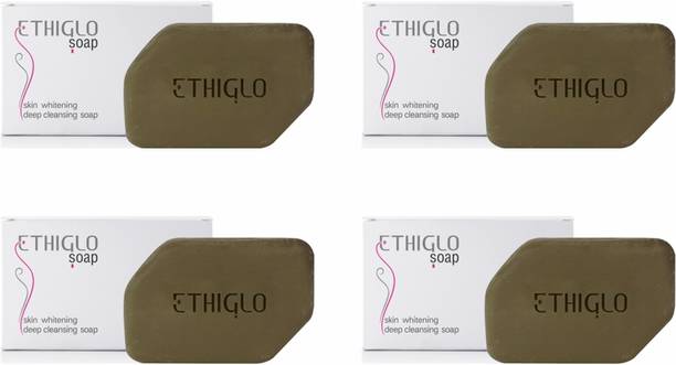 ETHIGLO Skin Lightening Soap with Kojic Acid, Glycolic Acid for radiant skin