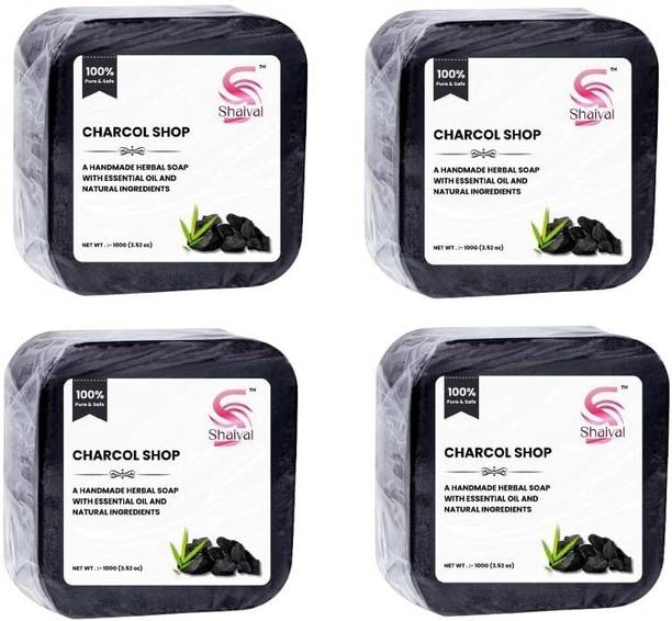ruvab Charcoal Soap Natural and Handmade Herbal Soap With Natural Ingredients