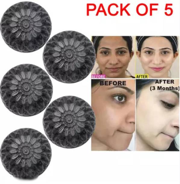 Kalah Herbals ACTIVATED CHARCOAL Natural Hand Made Soap Pack of 5