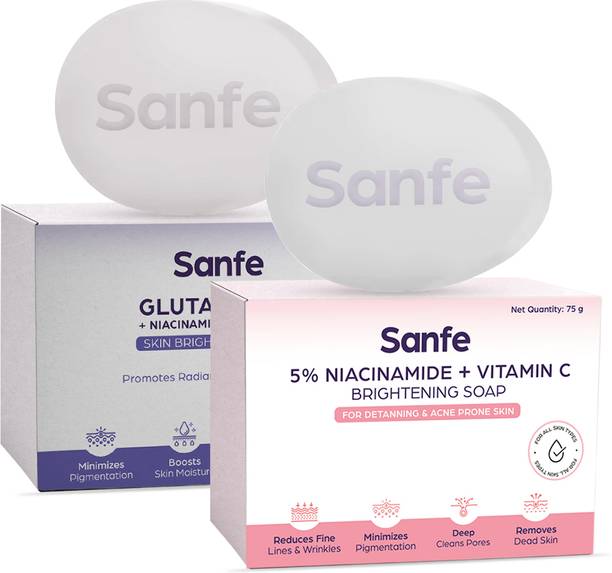 sanfe glutathione niacinamide vitamin c soap 5