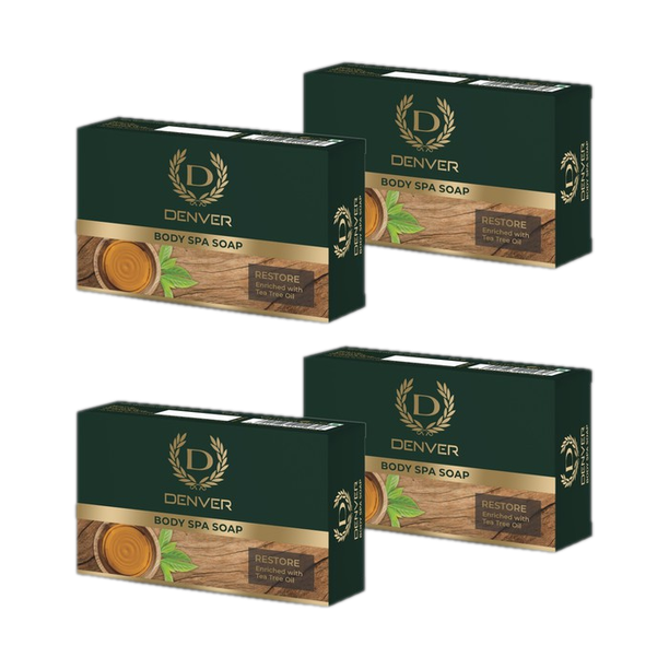 DENVER Body Spa Soap RESTORE Enriched With Tea Tree Oil