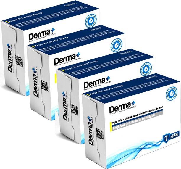 Derma Kojic Acid Glutathione Niacinamide Lemon Soap for Bright Skin & Dark Spots