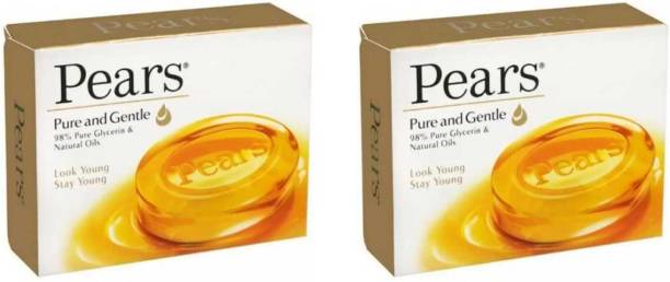 Pears Pure & Gentle Bar, Paraben-Free Body For Soft Skin