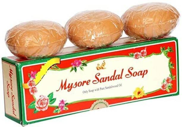 MYSORE SANDAL Soap (Pack Of 3)