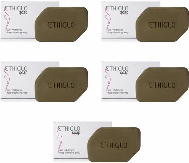 ETHIGLO Skin Lightening Soap with Kojic Acid, Glycolic Acid for radiant skin