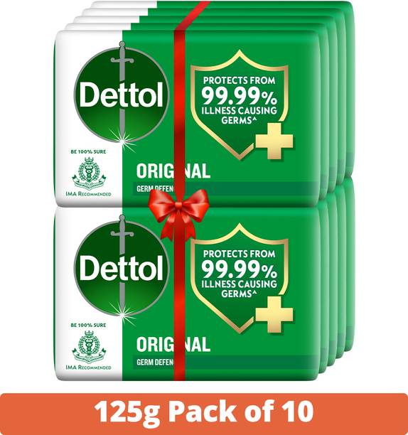Dettol Original Bathing Soap Bar with 12 HR protective shield