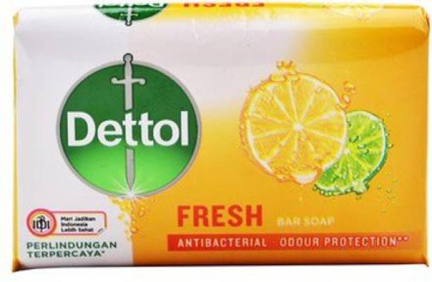 Dettol FRESH ANTIBACTERIAL SOAP 100 G X 6 (MADE IN INDONESIA)