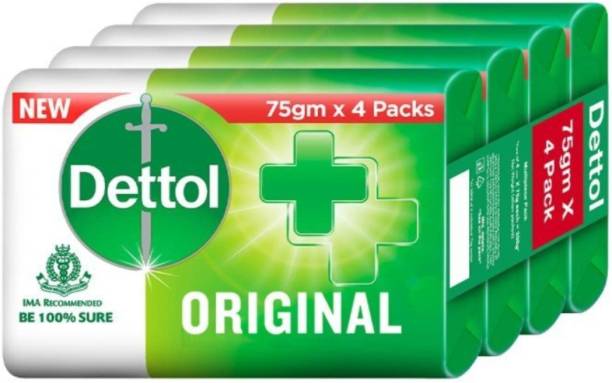 Dettol Germ Protection Orignal soap pack of 4 (75gm)