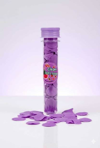 GROOVS Portable Paper Soap Petals Instant Hand Wash Travel Soap Tube