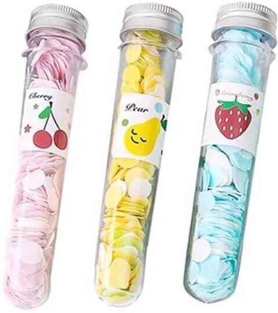 HSNAYIR Paper Soap Tube, Mixed Fragrance Paper Soap Sheets For All Skin (Pack of 3)