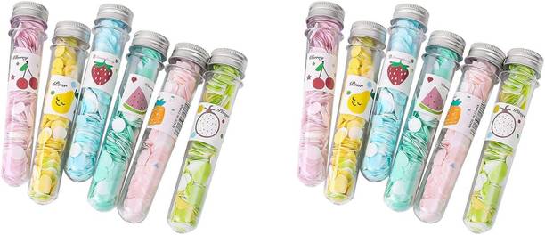 Saucefin Tube Shape Bottle Paper Soap Clean Soft Bath for Travel PACK OF - 12