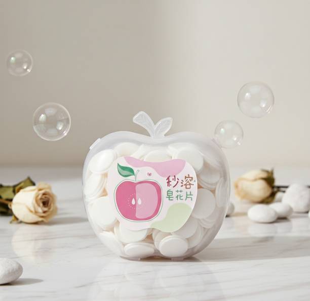 Fairlis Apple Shape Paper Soap Sheets for Simple Hygiene