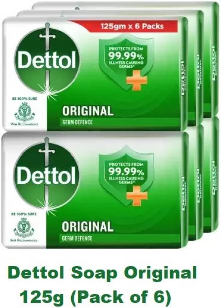 Dettol Original Germ Trusted Protection Soap ^^ (Pack of 6)