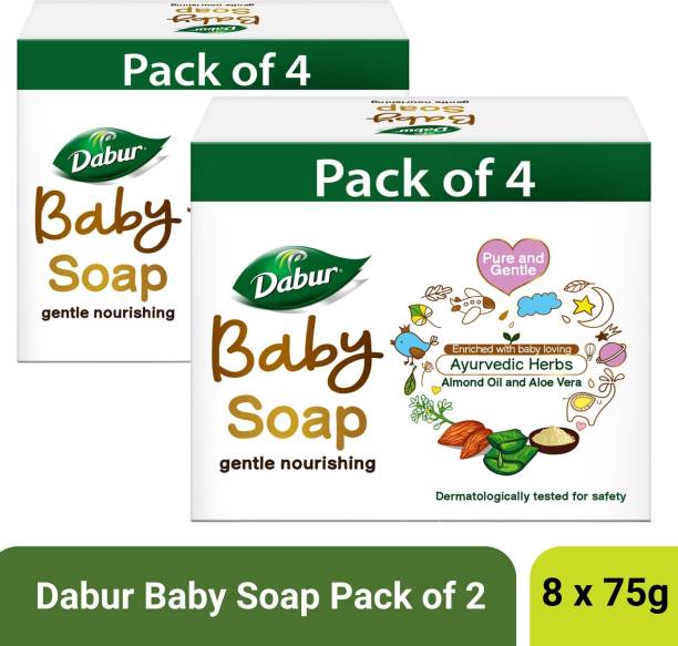 Dabur Baby Soap: Gentle Nourishing Soap with No Harmful Chemicals