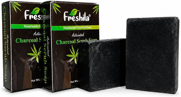Elarix Premium Activated Charcoal Scrub Soap