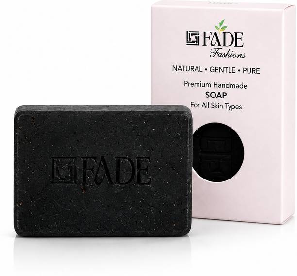 fadefashions.com FADE FASHIONS Charcoal Soap with Goat Milk, Glycerin, Coconut Oil, KOJIC ACID