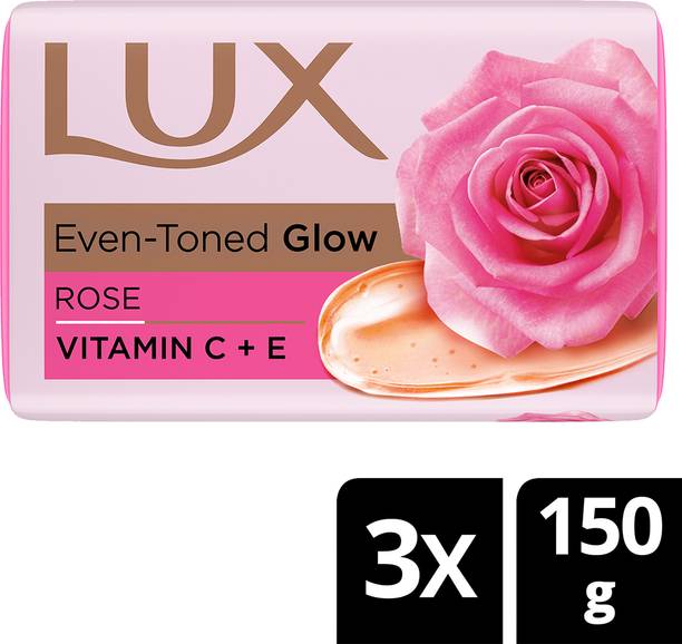 LUX Soft Glow Rose & Vitamin E For Glowing Skin Beauty Soap Mega