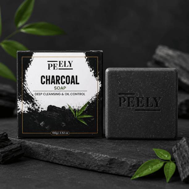 PEELY Charcoal Soap | Oil Control, Acne Care & Skin Refreshing Soap