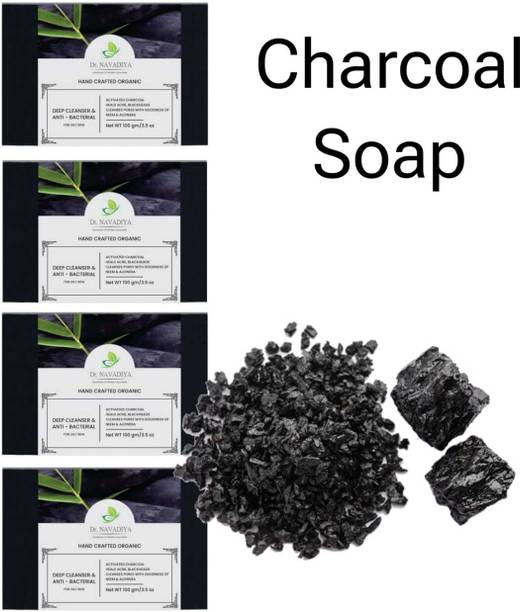 Dr. NAvadiya Charcoal Soap 4 Combo Pack For Skin Lightening