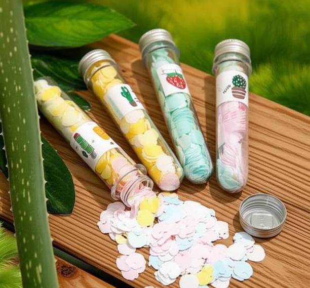 klaty 4 Tube of Paper Soap bottle | Scented Paper|Travel Soap|Pocket Friendly|22