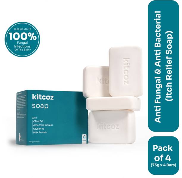 Kitcoz Anti Fungal & Anti Itching Soap With Tea Tree Oil For Fungal Infections