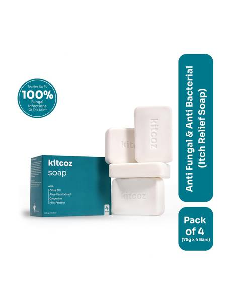 Kitcoz Anti Fungal & Anti Itching Soap With Tea Tree Oil For Fungal Infections